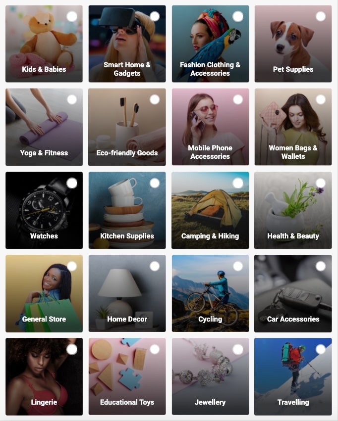 a picture showing the most promising niches for your business