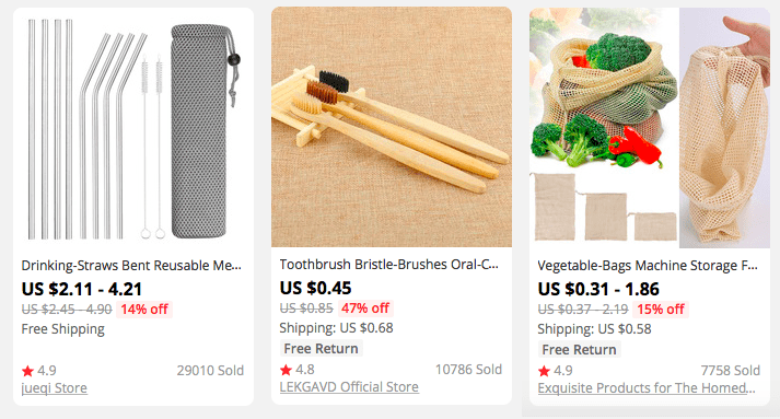 Eco-friendly lifestyle items are one of the trends of 2021