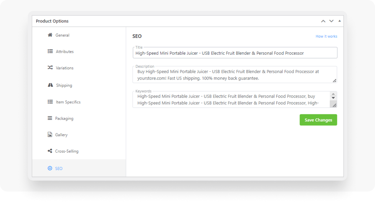 Meta descriptions