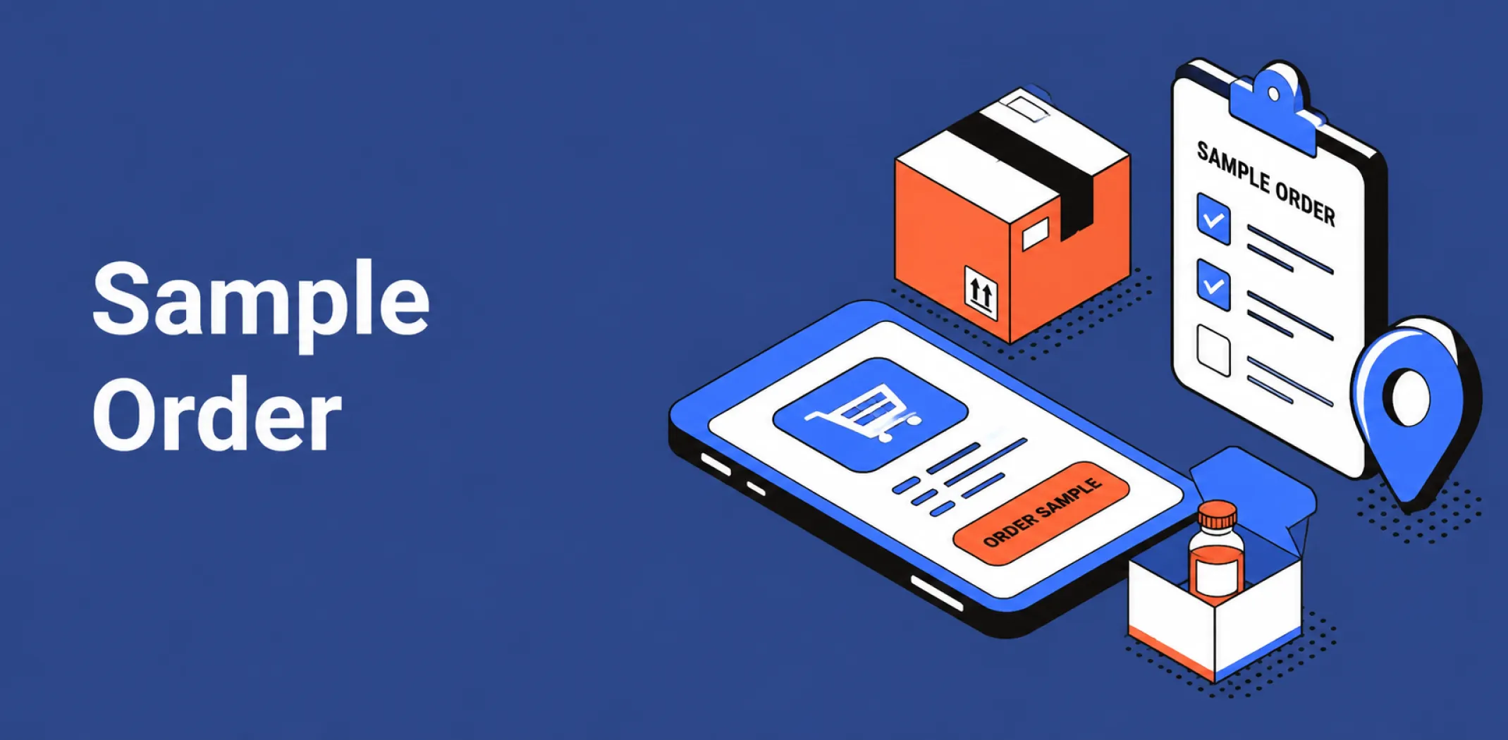 Featured image for an article about a sample order