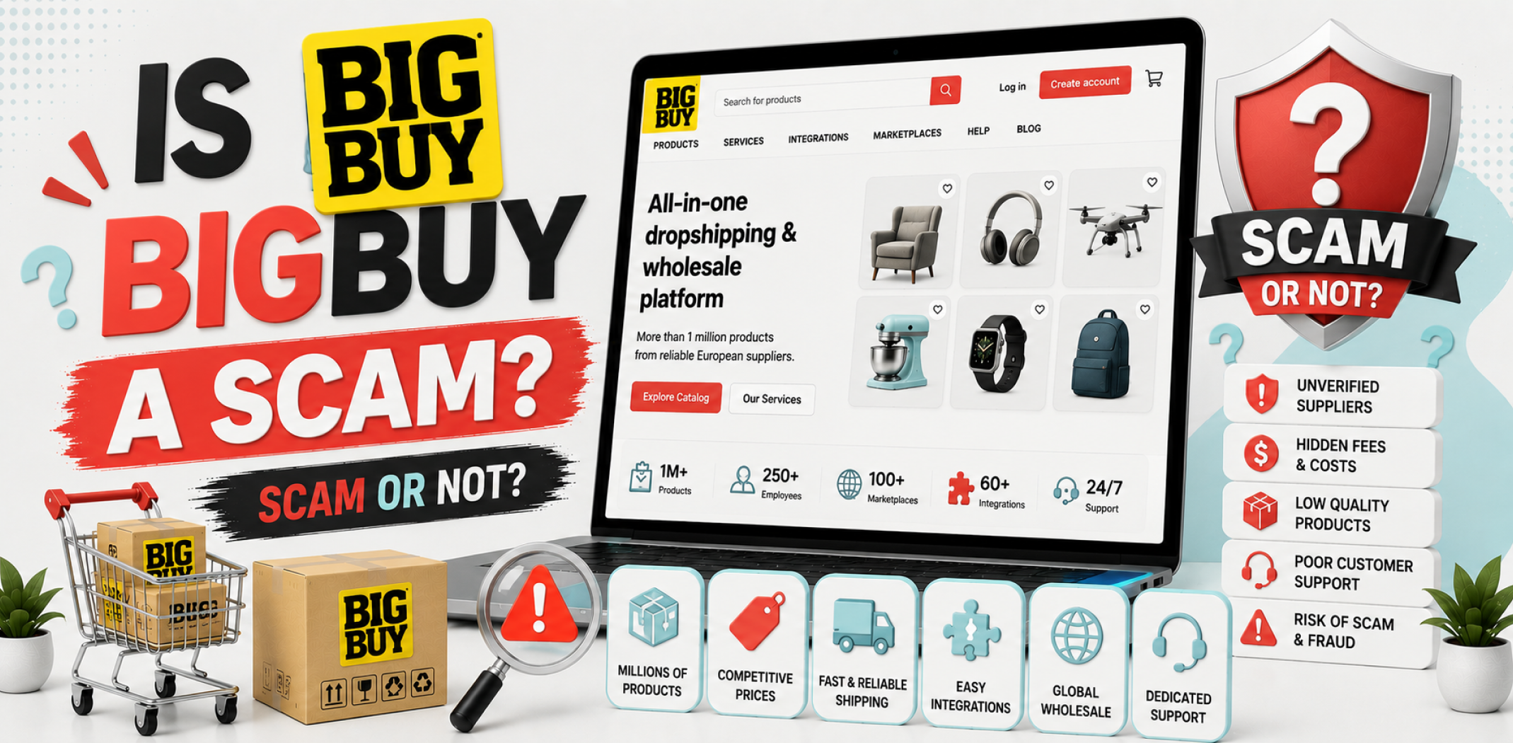 Featured image for an article about Is BigBuy a scam.