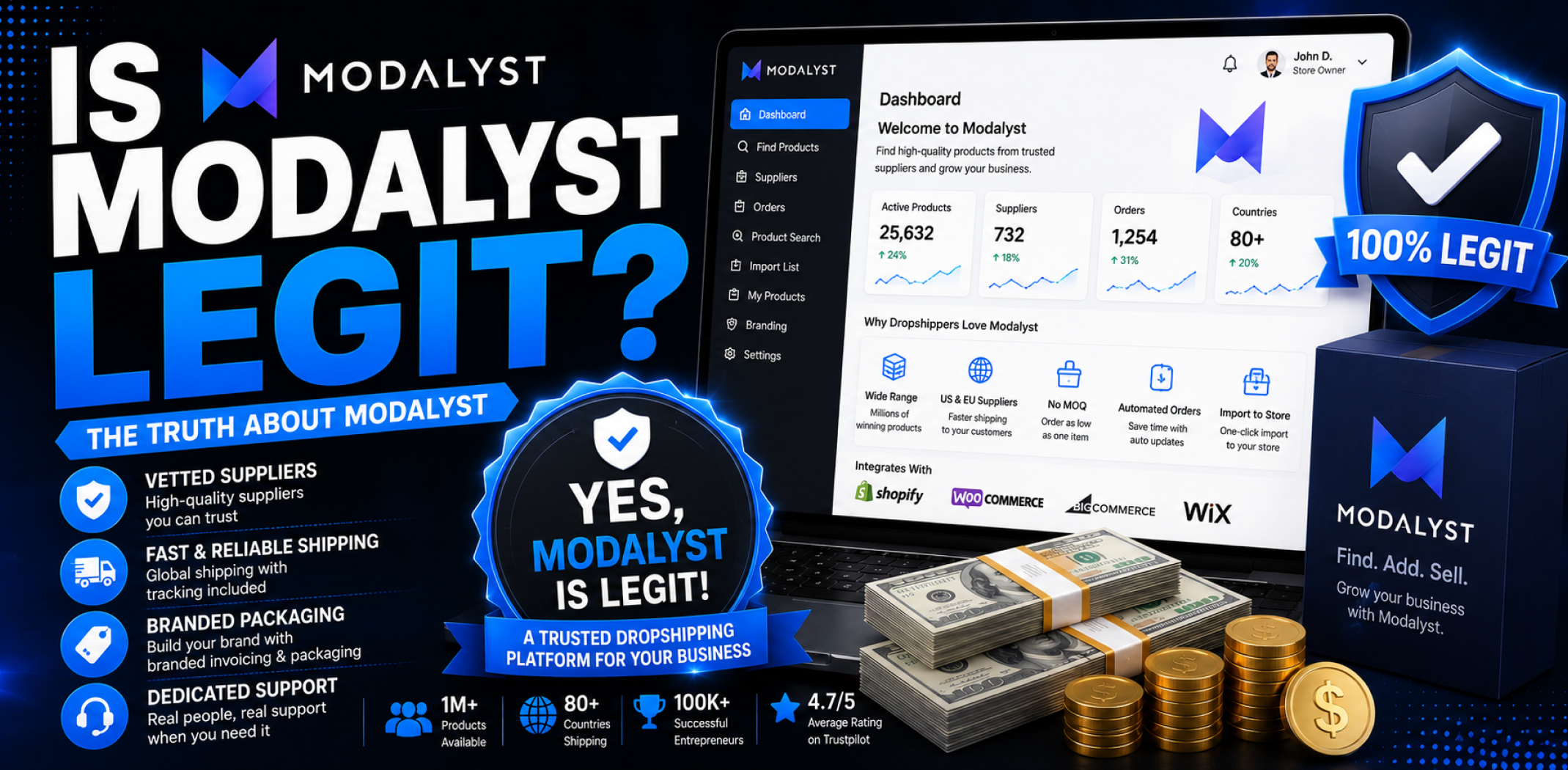 Featured image for an article about Is Modalyst legit.