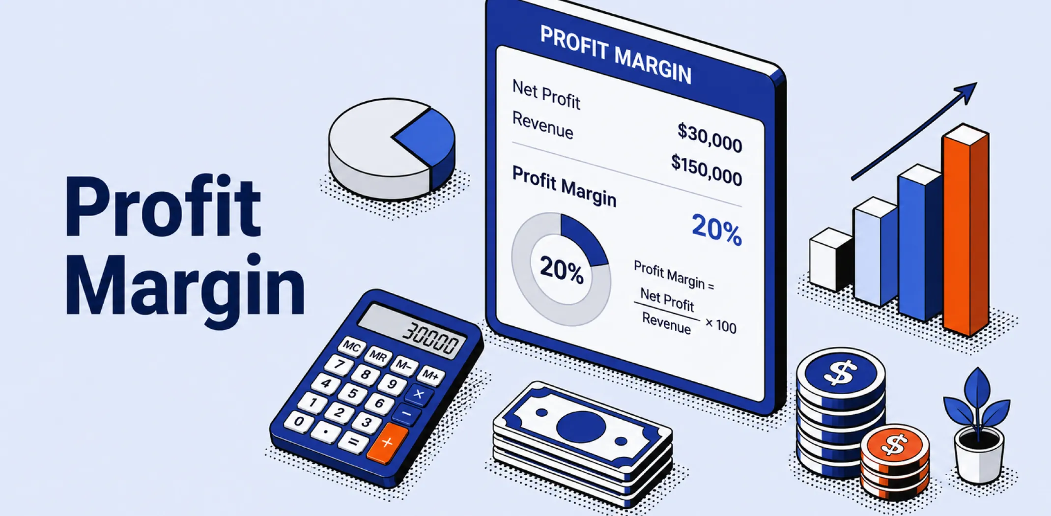 Featured image for an article about profit margin
