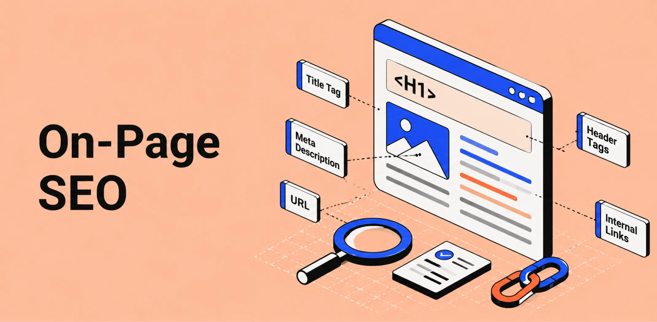 Featured image for an article about on-page SEO
